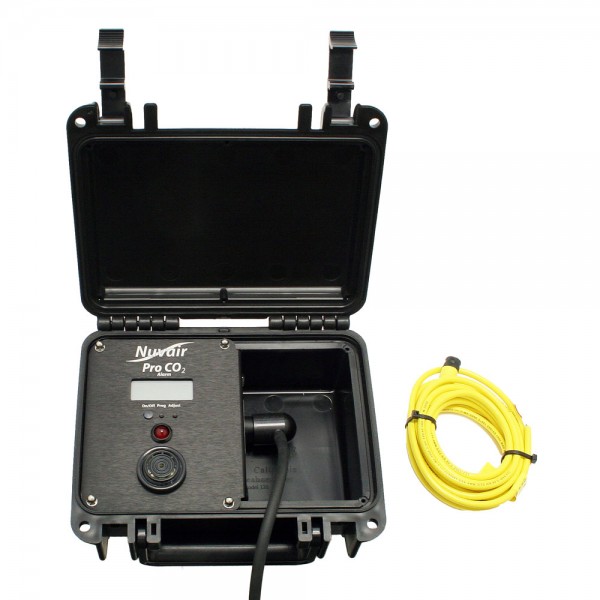 Pro CO2 Alarm Analyzer w/ Relay in Waterproof Box - 9615-5-LB